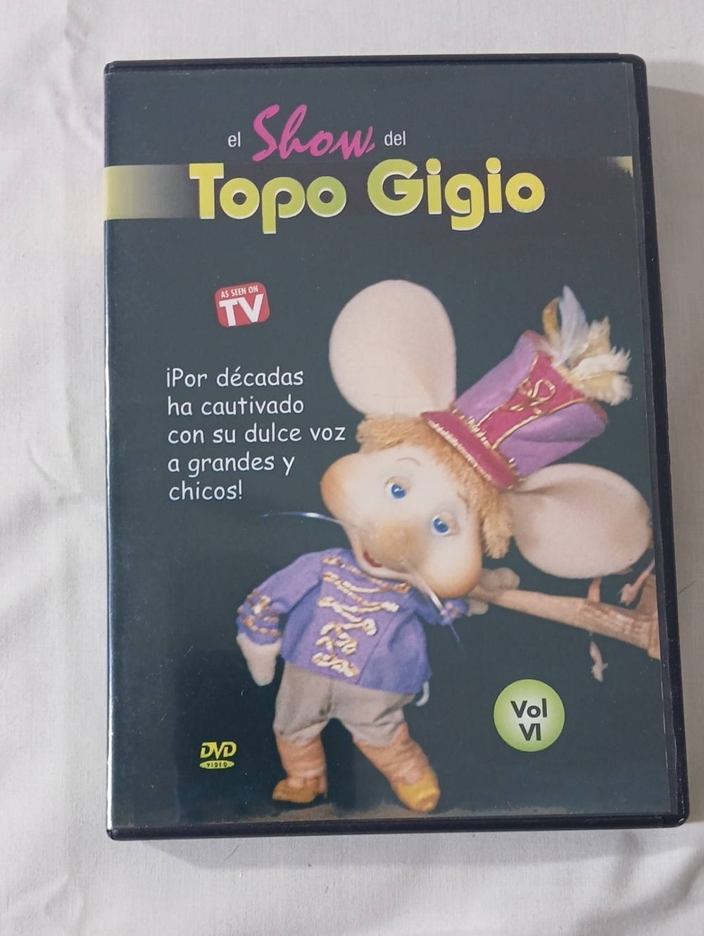 Topo Gigio Plush Mouse Costume Toy – Purple Outfit